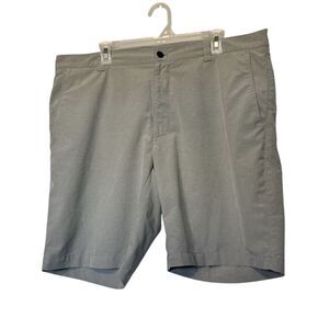 Peter Millar Shorts Mens 38 Gray Shackleford Hybrid Performance Golf Stretch 9"